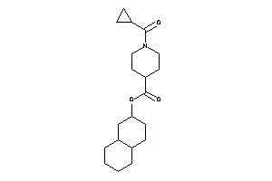 1-(cyclopropanecarbonyl)isonipecot Decalin-2-yl Ester