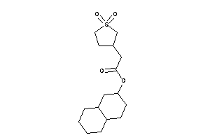 Image of 2-(1,1-diketothiolan-3-yl)acetic Acid Decalin-2-yl Ester