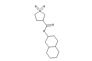 1,1-diketothiolane-3-carboxylic Acid Decalin-2-yl Ester