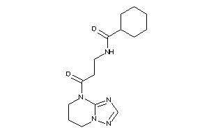 N-[3-(6,7-dihydro-5H-[1,2,4]triazolo[1,5-a]pyrimidin-4-yl)-3-keto-propyl]cyclohexanecarboxamide