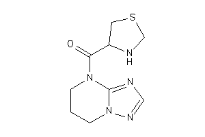6,7-dihydro-5H-[1,2,4]triazolo[1,5-a]pyrimidin-4-yl(thiazolidin-4-yl)methanone