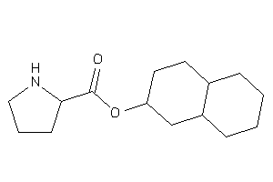 Image of Pyrrolidine-2-carboxylic Acid Decalin-2-yl Ester