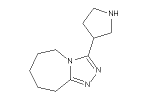 3-pyrrolidin-3-yl-6,7,8,9-tetrahydro-5H-[1,2,4]triazolo[4,3-a]azepine