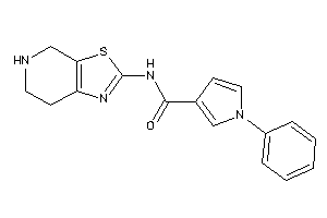 Image of 1-phenyl-N-(4,5,6,7-tetrahydrothiazolo[5,4-c]pyridin-2-yl)pyrrole-3-carboxamide
