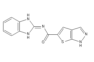 Image of N-(1,3-dihydrobenzimidazol-2-ylidene)-1H-thieno[2,3-c]pyrazole-5-carboxamide