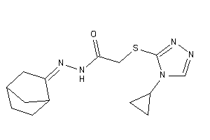 2-[(4-cyclopropyl-1,2,4-triazol-3-yl)thio]-N-(norbornan-2-ylideneamino)acetamide