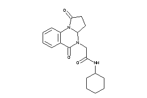 N-cyclohexyl-2-(1,5-diketo-3,3a-dihydro-2H-pyrrolo[1,2-a]quinazolin-4-yl)acetamide