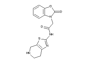 2-(2-keto-1,3-benzoxazol-3-yl)-N-(4,5,6,7-tetrahydrothiazolo[5,4-c]pyridin-2-yl)acetamide