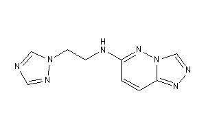 [1,2,4]triazolo[3,4-f]pyridazin-6-yl-[2-(1,2,4-triazol-1-yl)ethyl]amine