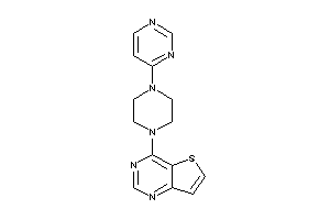 4-[4-(4-pyrimidyl)piperazino]thieno[3,2-d]pyrimidine