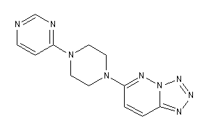 6-[4-(4-pyrimidyl)piperazino]tetrazolo[5,1-f]pyridazine