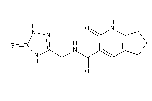 2-keto-N-[(5-thioxo-1,4-dihydro-1,2,4-triazol-3-yl)methyl]-1,5,6,7-tetrahydro-1-pyrindine-3-carboxamide