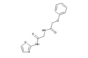 2-[(2-phenoxyacetyl)amino]-N-thiazol-2-yl-acetamide