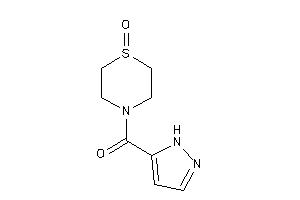 Image of (1-keto-1,4-thiazinan-4-yl)-(1H-pyrazol-5-yl)methanone
