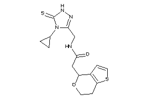 N-[(4-cyclopropyl-5-thioxo-1H-1,2,4-triazol-3-yl)methyl]-2-(6,7-dihydro-4H-thieno[3,2-c]pyran-4-yl)acetamide