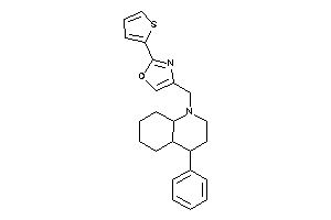 4-[(4-phenyl-3,4,4a,5,6,7,8,8a-octahydro-2H-quinolin-1-yl)methyl]-2-(2-thienyl)oxazole