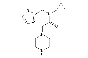 Image of N-cyclopropyl-N-(2-furfuryl)-2-piperazino-acetamide