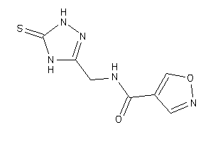 N-[(5-thioxo-1,4-dihydro-1,2,4-triazol-3-yl)methyl]isoxazole-4-carboxamide