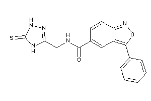 3-phenyl-N-[(5-thioxo-1,4-dihydro-1,2,4-triazol-3-yl)methyl]anthranil-5-carboxamide