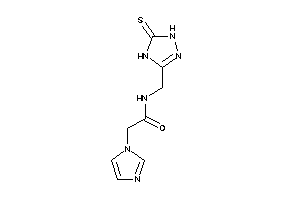 2-imidazol-1-yl-N-[(5-thioxo-1,4-dihydro-1,2,4-triazol-3-yl)methyl]acetamide
