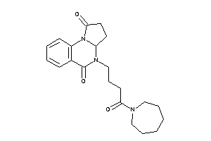 Image of 4-[4-(azepan-1-yl)-4-keto-butyl]-3,3a-dihydro-2H-pyrrolo[1,2-a]quinazoline-1,5-quinone