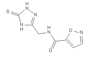 Image of N-[(5-thioxo-1,4-dihydro-1,2,4-triazol-3-yl)methyl]isoxazole-5-carboxamide