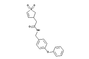 2-(1,1-diketo-2,3-dihydrothiophen-3-yl)-N-(4-phenoxybenzyl)acetamide