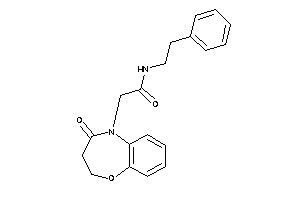 2-(4-keto-2,3-dihydro-1,5-benzoxazepin-5-yl)-N-phenethyl-acetamide