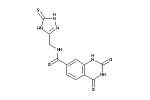 2,4-diketo-N-[(5-thioxo-1,4-dihydro-1,2,4-triazol-3-yl)methyl]-1H-quinazoline-7-carboxamide