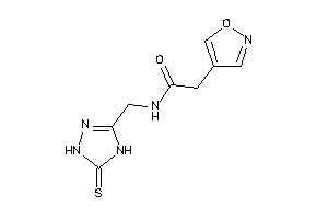 2-isoxazol-4-yl-N-[(5-thioxo-1,4-dihydro-1,2,4-triazol-3-yl)methyl]acetamide