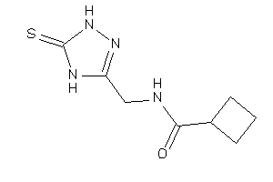 N-[(5-thioxo-1,4-dihydro-1,2,4-triazol-3-yl)methyl]cyclobutanecarboxamide