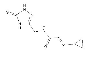 3-cyclopropyl-N-[(5-thioxo-1,4-dihydro-1,2,4-triazol-3-yl)methyl]acrylamide