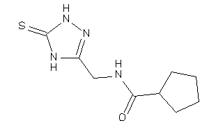 N-[(5-thioxo-1,4-dihydro-1,2,4-triazol-3-yl)methyl]cyclopentanecarboxamide
