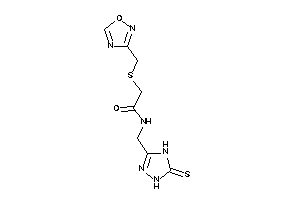2-(1,2,4-oxadiazol-3-ylmethylthio)-N-[(5-thioxo-1,4-dihydro-1,2,4-triazol-3-yl)methyl]acetamide