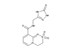 Image of 2,2-diketo-N-[(5-thioxo-1,4-dihydro-1,2,4-triazol-3-yl)methyl]-3,4-dihydropyrido[2,1-c][1,2,4]thiadiazine-9-carboxamide