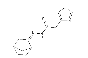 Image of N-(norbornan-2-ylideneamino)-2-thiazol-4-yl-acetamide