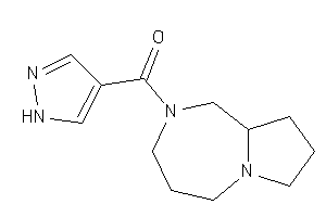 1,3,4,5,7,8,9,9a-octahydropyrrolo[1,2-a][1,4]diazepin-2-yl(1H-pyrazol-4-yl)methanone