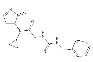 Image of 2-(benzylcarbamoylamino)-N-cyclopropyl-N-(2-keto-1-pyrrolin-3-yl)acetamide