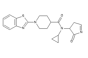 1-(1,3-benzothiazol-2-yl)-N-cyclopropyl-N-(2-keto-1-pyrrolin-3-yl)isonipecotamide