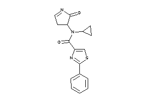 Image of N-cyclopropyl-N-(2-keto-1-pyrrolin-3-yl)-2-phenyl-thiazole-4-carboxamide