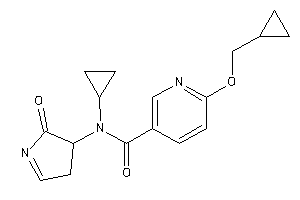 N-cyclopropyl-6-(cyclopropylmethoxy)-N-(2-keto-1-pyrrolin-3-yl)nicotinamide