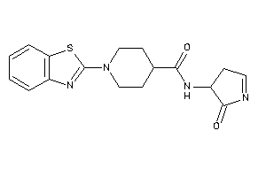 Image of 1-(1,3-benzothiazol-2-yl)-N-(2-keto-1-pyrrolin-3-yl)isonipecotamide