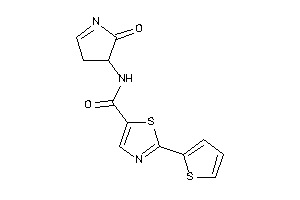 Image of N-(2-keto-1-pyrrolin-3-yl)-2-(2-thienyl)thiazole-5-carboxamide
