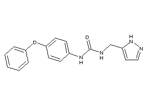 1-(4-phenoxyphenyl)-3-(1H-pyrazol-5-ylmethyl)urea