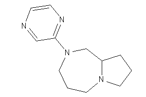 Image of 2-pyrazin-2-yl-1,3,4,5,7,8,9,9a-octahydropyrrolo[1,2-a][1,4]diazepine