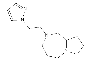 2-(2-pyrazol-1-ylethyl)-1,3,4,5,7,8,9,9a-octahydropyrrolo[1,2-a][1,4]diazepine