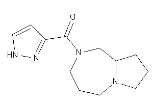 1,3,4,5,7,8,9,9a-octahydropyrrolo[1,2-a][1,4]diazepin-2-yl(1H-pyrazol-3-yl)methanone