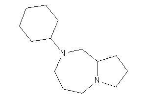 2-cyclohexyl-1,3,4,5,7,8,9,9a-octahydropyrrolo[1,2-a][1,4]diazepine