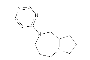 Image of 2-(4-pyrimidyl)-1,3,4,5,7,8,9,9a-octahydropyrrolo[1,2-a][1,4]diazepine