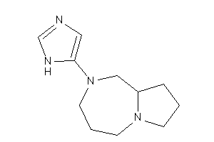 Image of 2-(1H-imidazol-5-yl)-1,3,4,5,7,8,9,9a-octahydropyrrolo[1,2-a][1,4]diazepine